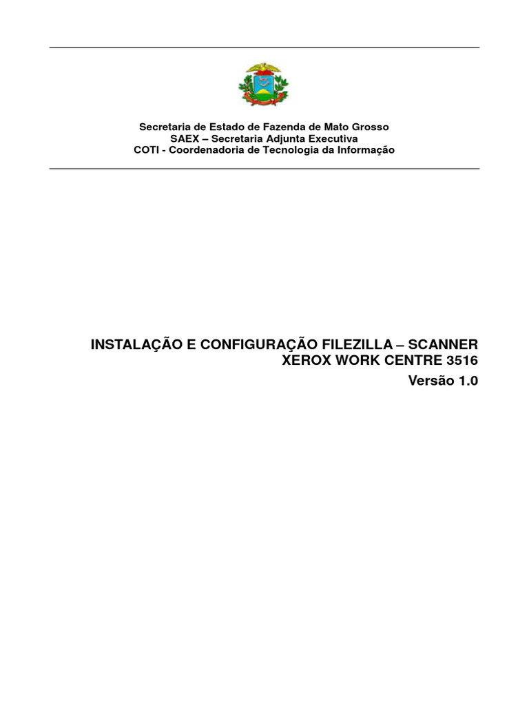 Pop 607 instalacao e configuracao filezilla scanner xerox workcentre