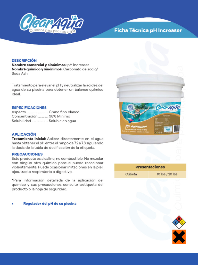 pH Increaser para Piscinas | PDF