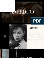 Black Modern Aesthetic Fashion Brand Proposal Collection Presentation