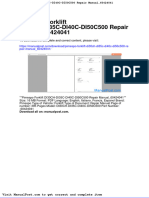 Pimespo Forklift Di30ch Di35c Di40c Di50c500 Repair Manual 60424041