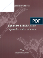 Ensayos Literarios Apuntes Sobre El Amor 1140630