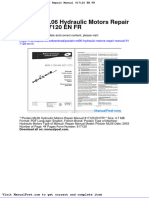 Poclain Ml06 Hydraulic Motors Repair Manual 917120 en FR