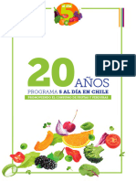 Libro - 20 Años Del Programa 5 Al Día Chile