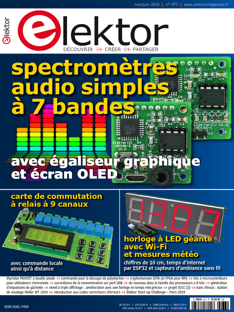 Spectromètres Audio Simples À 7 Bandes: Lektor, PDF, USB