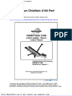 Powerscreen Chieftain 2100 Part Manual