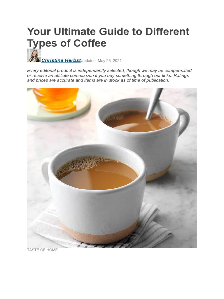 Coffee | PDF | Coffee | Drink