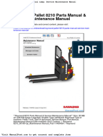 Raymond Pallet 8210 Parts Manual Service Maintenance Manual