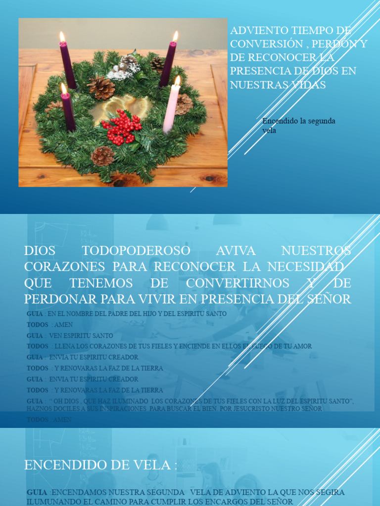 Adviento: Conversión y Perdón | PDF | espíritu Santo | Adviento