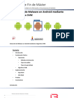 Trabajo de Fin de Máster: Detección de Malware en Android Mediante El Algoritmo SVM