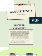 Module Test 4: Nuclear Chemistry