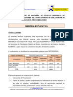 01 Memoria Explicativa - Refuerzos TALCAHUANO