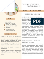 Fiorella Cruz CV