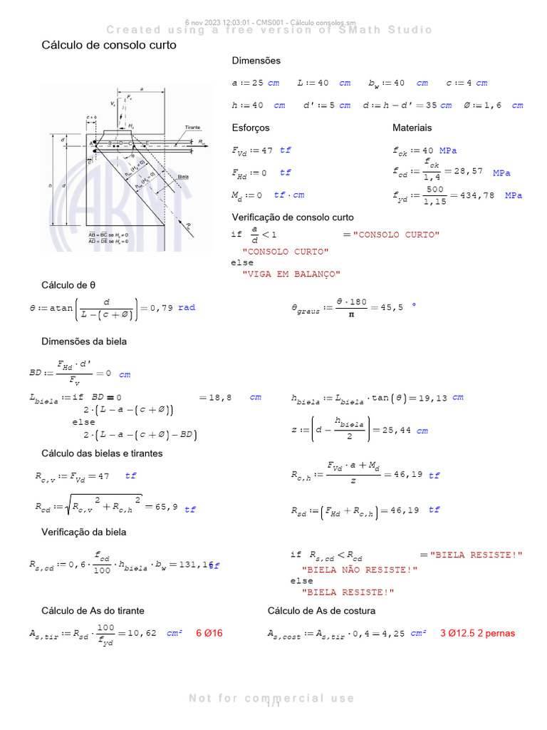 CMS001 - Cálculo Consolo | PDF