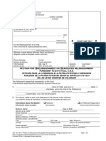 JDF 452 Petition For Relinquishment R8 17 - Bilingual (Spanish) 08-17