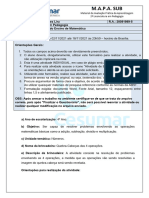 Tayllane Aires Lira. RA - 20081989-5. Polo Palmas-TO. Mapa Sub - Metodologia Do Ensino de Matemática