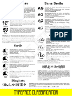 Typeface Classification