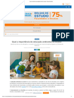Qual A Importância Da Educação Ambiental Na Escola - Educa Mais Brasil