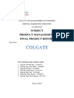 Product Management Report - Group5 - T5Ca3
