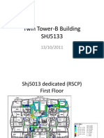 Twin Tower B Building SHJ5133 First Floor RSCP and Ec/No Measurements