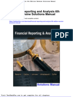 Financial Reporting and Analysis 6th Edition Revsine Solutions Manual