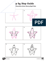 T L 54499 Starry Eyed Stan Step by Step Drawing Instruction Activity Sheets