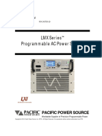 PACIFIC-LMX Series Operation Manual