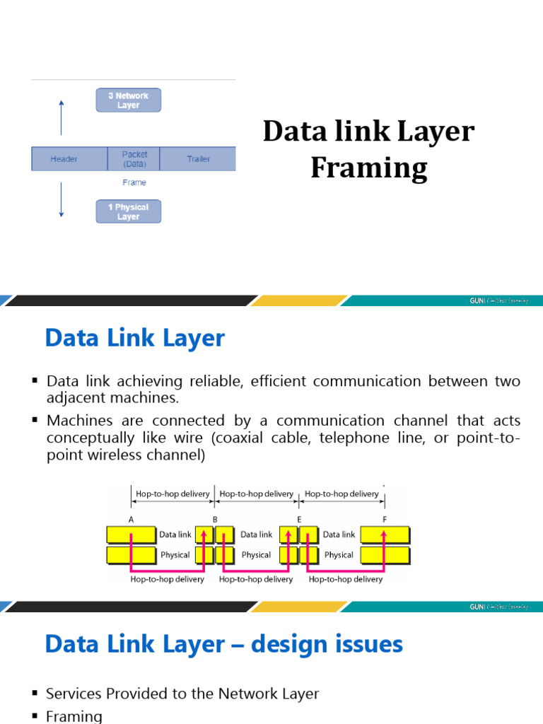 3 Datalink Framing | PDF | Error Detection And Correction | Byte