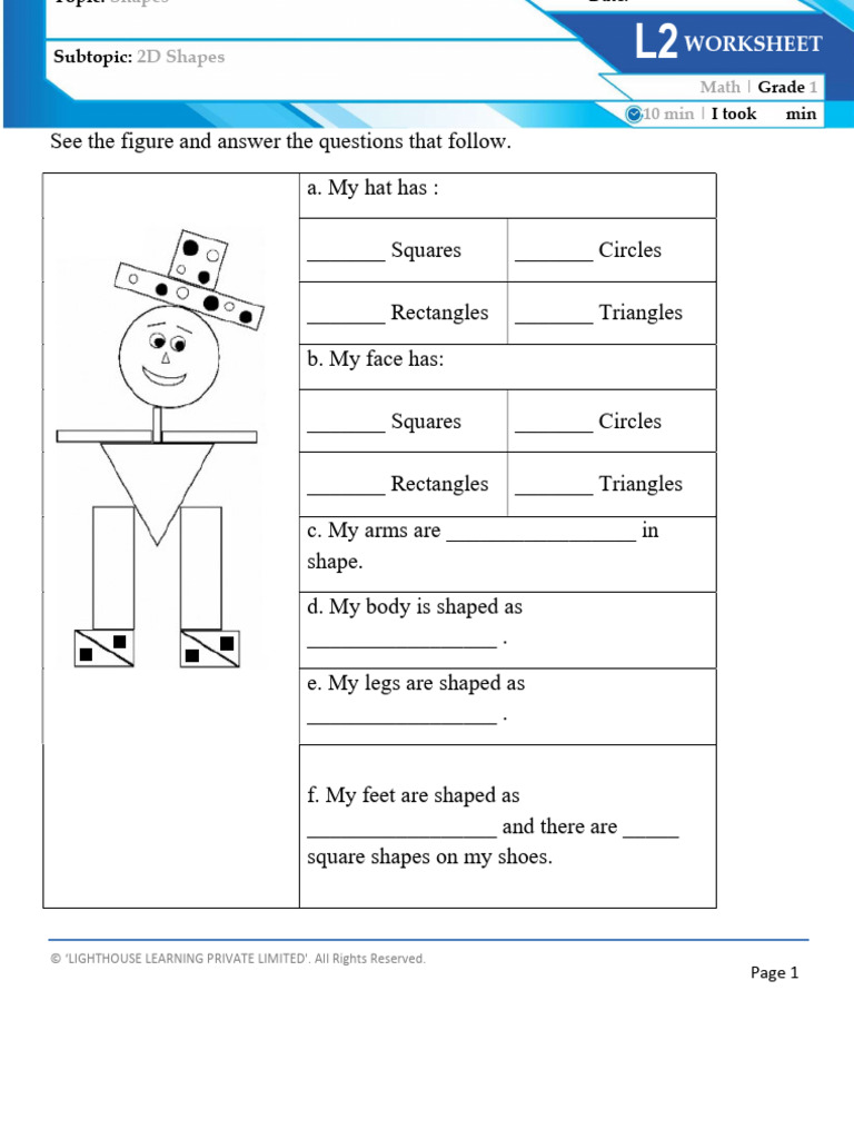 2D Shapes | PDF