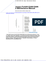 Still Om Pimespo Forklift E35n E40n E50n Use Maintenance Manual