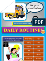 Daily Routines A Listening Speaking Game CLT Communicative Language Teaching Resources Game - 89610