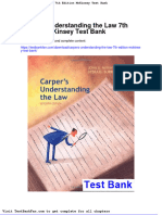 Carpers Understanding The Law 7th Edition Mckinsey Test Bank