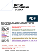 Hukum Pengangkutan Udara Pertemuan 1