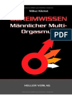 Kleist, Mike - Geheimwissen Männlicher Multi-Orgasmus (2012, 143 S., Text)