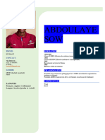 Abdoulaye Sow CV