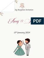 Anuj & Sneha Wedding Invitation