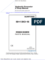 Sumitomo Hydraulic Excavator Sh130 5 DZ Shop Manual
