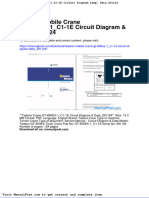 Tadano Mobile Crane GT 600ex 1 c1 1e Circuit Diagram Data 291124