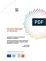 P. 02 Informe Análisis Presupuestario EVCMN Honduras 2018-2020