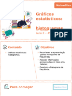 Aula 3 - Gráficos Estatísticos Histogramas