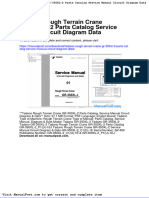 Tadano Rough Terrain Crane GR 350xl 2 Parts Catalog Service Manual Circuit Diagram Data