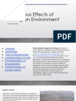 Hazardous Effects of Mining On Environment (3.3.2020)