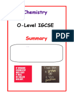 Chemistry Summary