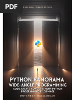 Python Panorama Wide Angle Programming