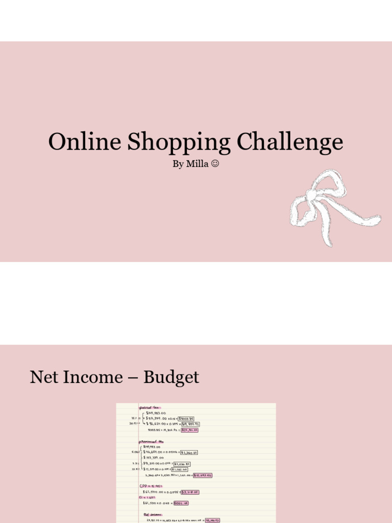 online shopping challenge PDF Taxes Government Finances