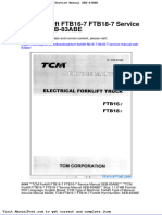 TCM Forklift Ftb16 7 Ftb18 7 Service Manual Seb 83abe