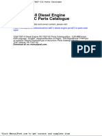 TCM Td27 II Diesel Engine Pe Td27 Iic Parts Catalogue