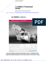 Terex Crane Ac80 2 Technical Training Manual