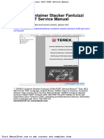 Terex Container Stacker Fantuizzi Cs45 Port Service Manual