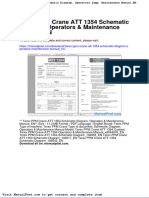 Terex PPM Crane Att 1354 Schematic Diagram Operators Maintenance Manual en