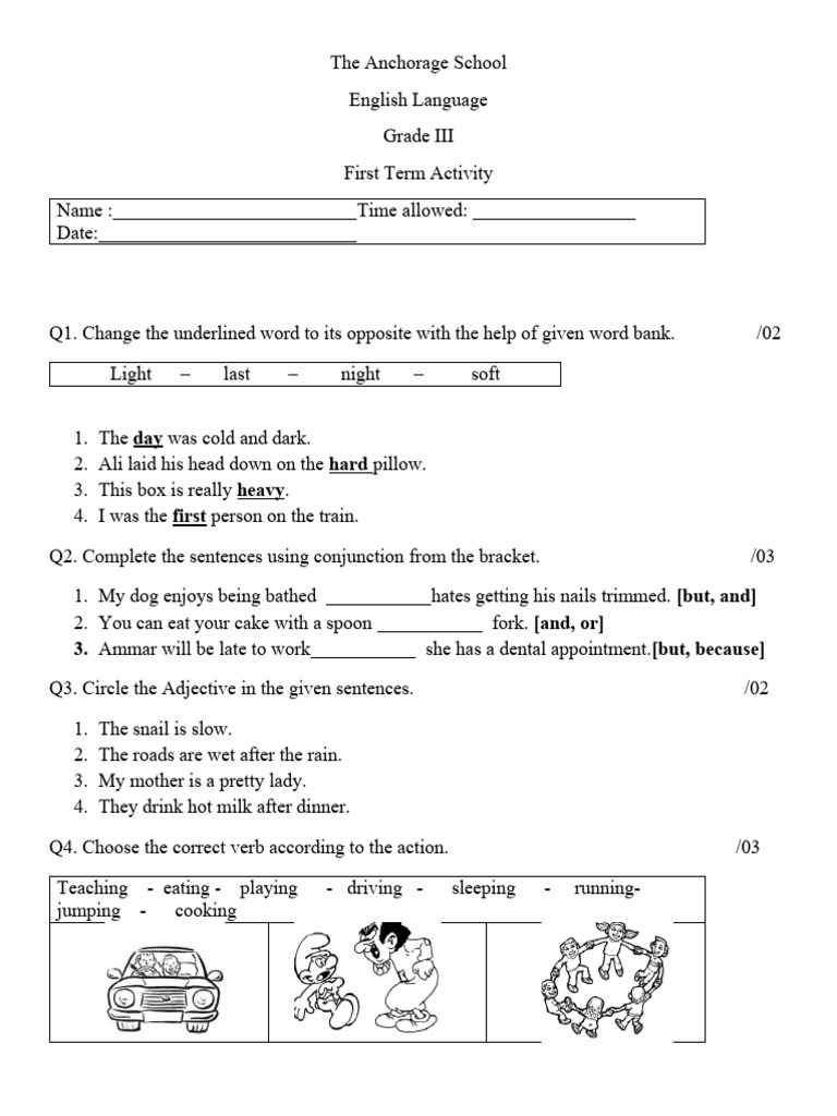 ENGLISH Grade 3 PDF